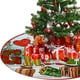 thumbnail image 4 of Falda de árbol de Navidad, alfombra para pies de árbol de Navidad, muñeco de nieve rosa, muñeco sin rostro rojo, alfombra debajo del árbol de Navidad, decoración del hogar, 4 of 5
