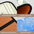 thumbnail image 2 of Stylized Umbrella 4 Piece Bathroom Set Waterproof Bath Curtain Anti-Slip Mats and Toilet Pad Practical and Affordable 66x72in Curtain, 2 of 8