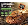 thumbnail image 3 of Deep Fry Thermometer - Digital Candy/Candle/Meat Thermometer with Rotatable Large Display, 10'' Long Probe, Programmable Instant Read for Oil Cooking (Orange), 3 of 6