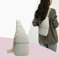 thumbnail image 1 of shyuyusa Double Layer Chest Bag Crossbody Bag Shoulder Pouch Multi Functional Design for Outdoor and Daily Use, 1 of 6