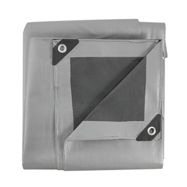 Lona Dogotuls Polietileno Color Gris 12X16 Pulgadas Reforzadas Multiusos Doble Costura para Exteriores