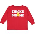thumbnail image 3 of Inktastic Chicks Dig Me Boys Long Sleeve Toddler T-Shirt, 3 of 5
