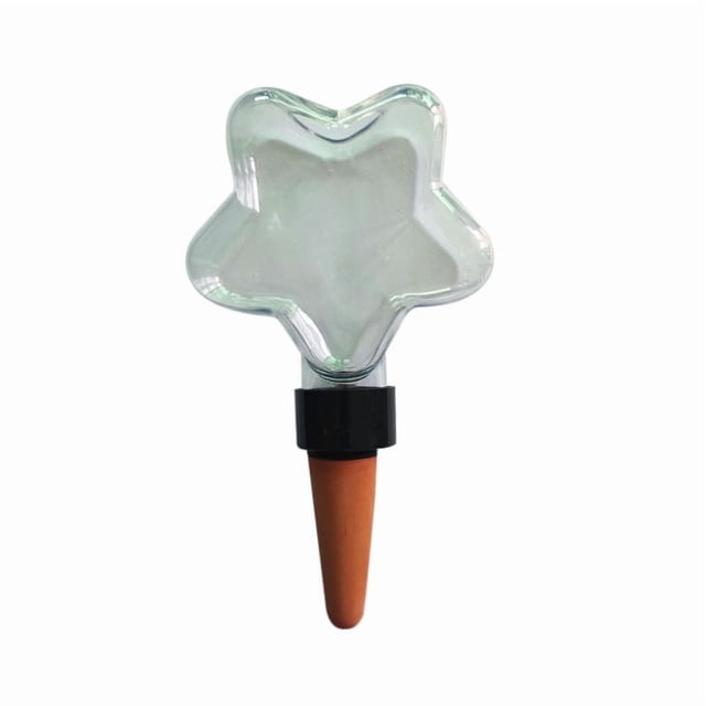 Dispositivo automático de riego de plantas | Sistema de Gotero de Riego Automático | Gran capacidad de 200 ml | Cerámica y materiales duraderos | Adaptador de inserción fácil | Juego de 4 | Flujo de