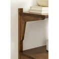 thumbnail image 3 of Kate and Laurel Meridien Modern Two-Tier Wooden Shelves, 24 x 12 x 24, Rustic Brown, Stunning Tiered Wall Shelf for Storage and Display as Cute Nursery Shelving or Bedroom Storage, 3 of 8