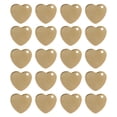 thumbnail image 2 of Etiqueta de identificación de mascota Bling Bling 20 piezas Acero inoxidable 13 x 14 mm, 2 of 14