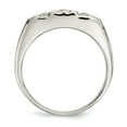 thumbnail image 2 of Sterling Silver Men's CZ Ring - Size 11, 2 of 3