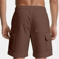 thumbnail image 3 of Mens Casual Lightweight Shorts Hiking Jogging Sport Shorts with Pockets Summer Cargo Shorts, 3 of 7