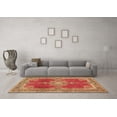 thumbnail image 3 of Ahgly Company Indoor Round Persian Brown Traditional Area Rugs, 5' Round, 3 of 4