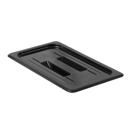 Excellante Third size solid cover for polycarbonate food pan, black, NSF certified, comes in each