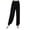 Black, variant on Girls Harem Pants Solid Color Elastic High Waist Loose Fit Pilates Dance Practice Pants Soft Lightweight Yoga Sports Pants