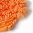 thumbnail image 4 of Yindaity Baby Diaper Covers for Girls Baby Girls Diaper Covers Bloomer Mesh Ruffled Tiered Bloomers Elastic Briefs Cute Cotton Baby Girl Shorts(Orange,6-15 Months), 4 of 6