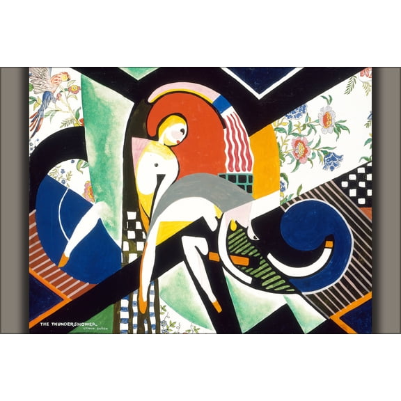 24"x36" Gallery Poster, H. Lyman Sayen The Thundershower