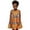 Orange, variant on Girls African Style Digital Print Dress Kids Sleeveless Tribal Patterned Princess Gown Toddler Exotic Fashionable Summer Sundress Casual Party Wear for Little Girls and Children