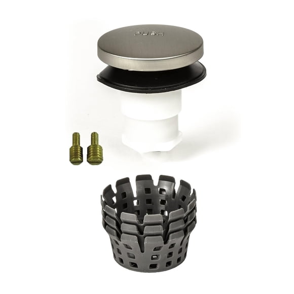 Tapón de Drenaje PF WaterWorks Níquel Cepillado Punta Giratoria для Baño