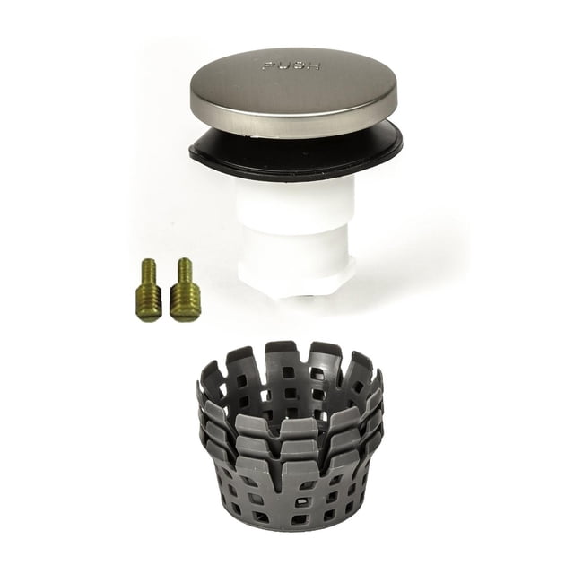 Tapón de Drenaje PF WaterWorks Níquel Cepillado Punta Giratoria для Baño