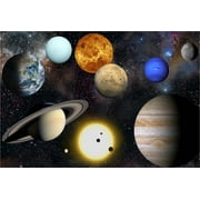 Solar System Large Planets Hi Gloss Space Poster Fine Art Print