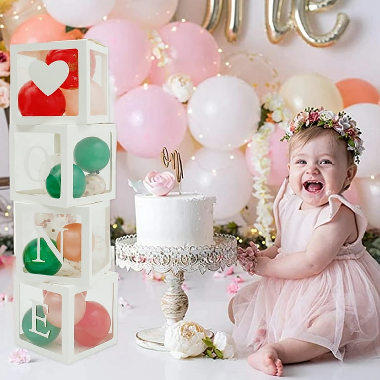 Premium Photo  Cake smash decorations. baby first year photo