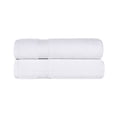 thumbnail image 2 of Superior Franklin 2-Piece Cotton Bath Sheet Set, Super Soft Quick Dry Fade Resistant Towels, White, 2 of 10