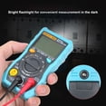 thumbnail image 2 of RICHMETERS Multimètre Numérique 404A Auto-Rangement Ampères True-RMS Intelligent NCV Portable 4000 Comptes Affichage LCD Auto AC/DC Outils de Mesure de Tension, 2 of 7