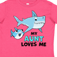 thumbnail image 4 of Inktastic My Aunt Loves Me with Cute Sharks Boys or Girls Toddler T-Shirt, 4 of 5