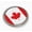 Semi-Flexible Aluminum Bezel, variant on BestLicensePlateFrames Canada Flag 3D Domed Car Emblem, Round Self-Adhesive Vehicle Accent