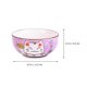 thumbnail image 1 of Food Bowl Cartoon Plutus Cat Ceramic Rice Bowl Set 5Pcs for Family, 1 of 2