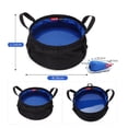 thumbnail image 2 of WHAMVOX 2 Pcs Bassin de Stockage d'Eau Portable Multifonctionnel Bleu Royal pour Usage Extérieur, 2 of 8