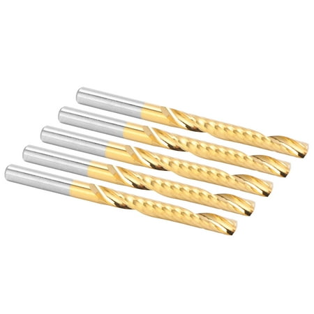 

CNC Milling Bits 5PCS End Mills Widely Used 4x32x55mm With Titanium Coating Tips For Repair Tool