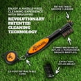 thumbnail image 2 of Frogger Golf BrushPro Retractable Dual-Bristle Club Brush/Groove Cleaner (Orange), 2 of 7
