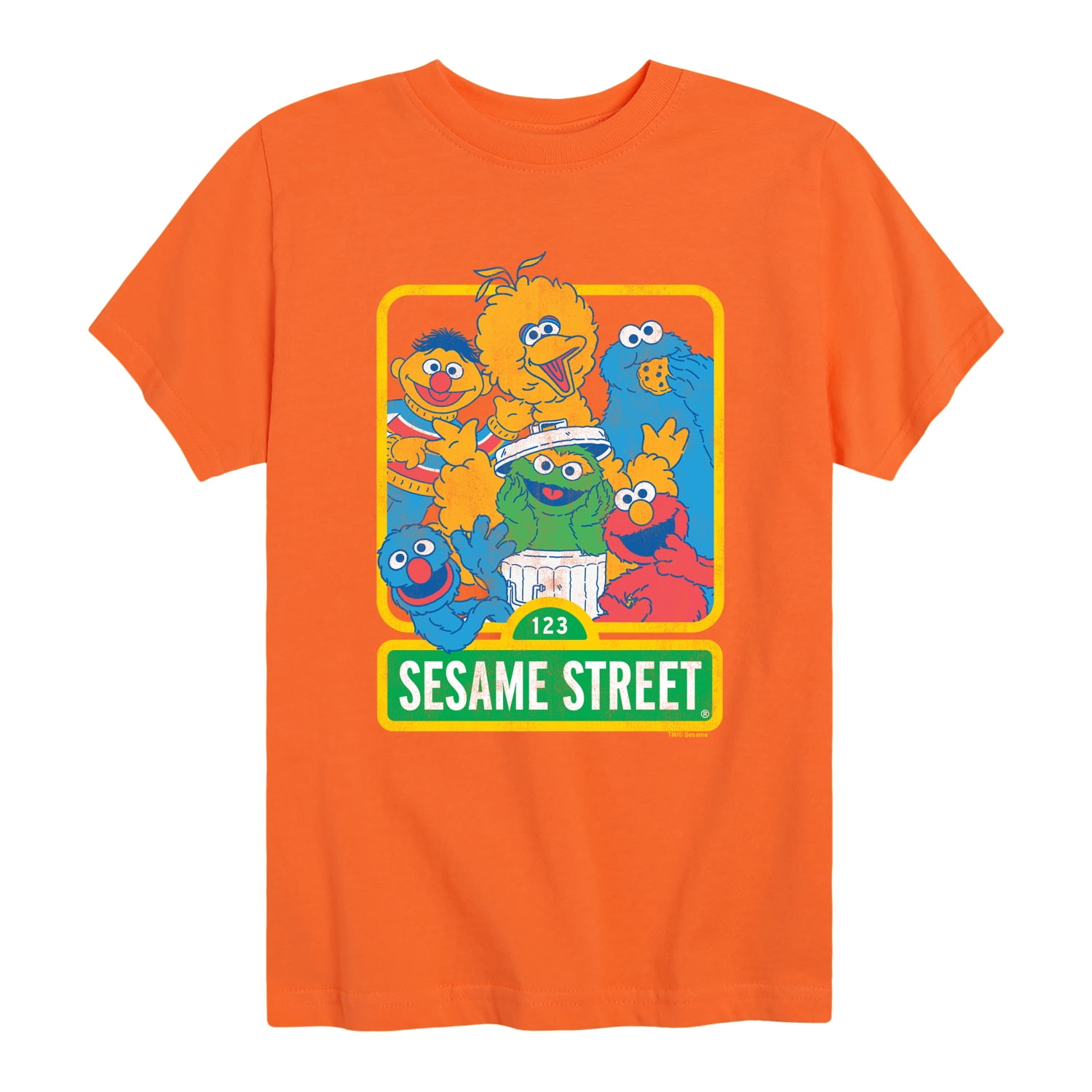 Sesame Street - 123 Sesame Street Short Sleeve Graphic T-Shirt