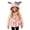 Pink, variant on Toddler Girls Fleece Coat, Hooded Velvet Warm Jacket With Matching Mini Bag, Button Front Winter Outerwear Red 1-2Years