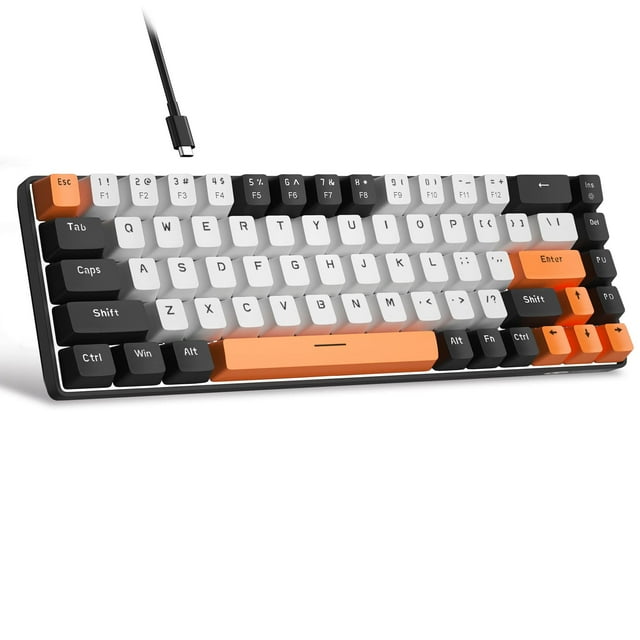 Teclado mecánico para juegos MageGee MK-Box 68 teclas con interruptor rojo