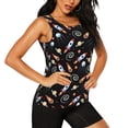 thumbnail image 2 of Balery Space Rocket Camiseta sin mangas estampada ligera para mujer, tops de entrenamiento sin mangas, camisetas de yoga transpirables de secado rápido.-X-Large, 2 of 7