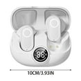 thumbnail image 3 of FEISHENTTM89 Mini Wireless Earbuds, 2025 Bluetooth 5.4 Headphone 3D Bass Hi-Fi Stereo Ear Buds, 4 ENC Noise Cancelling Mic, 40H 3g USB-C in-Ear Earphone, IP7 Waterproof Workout Sport, 3 of 5