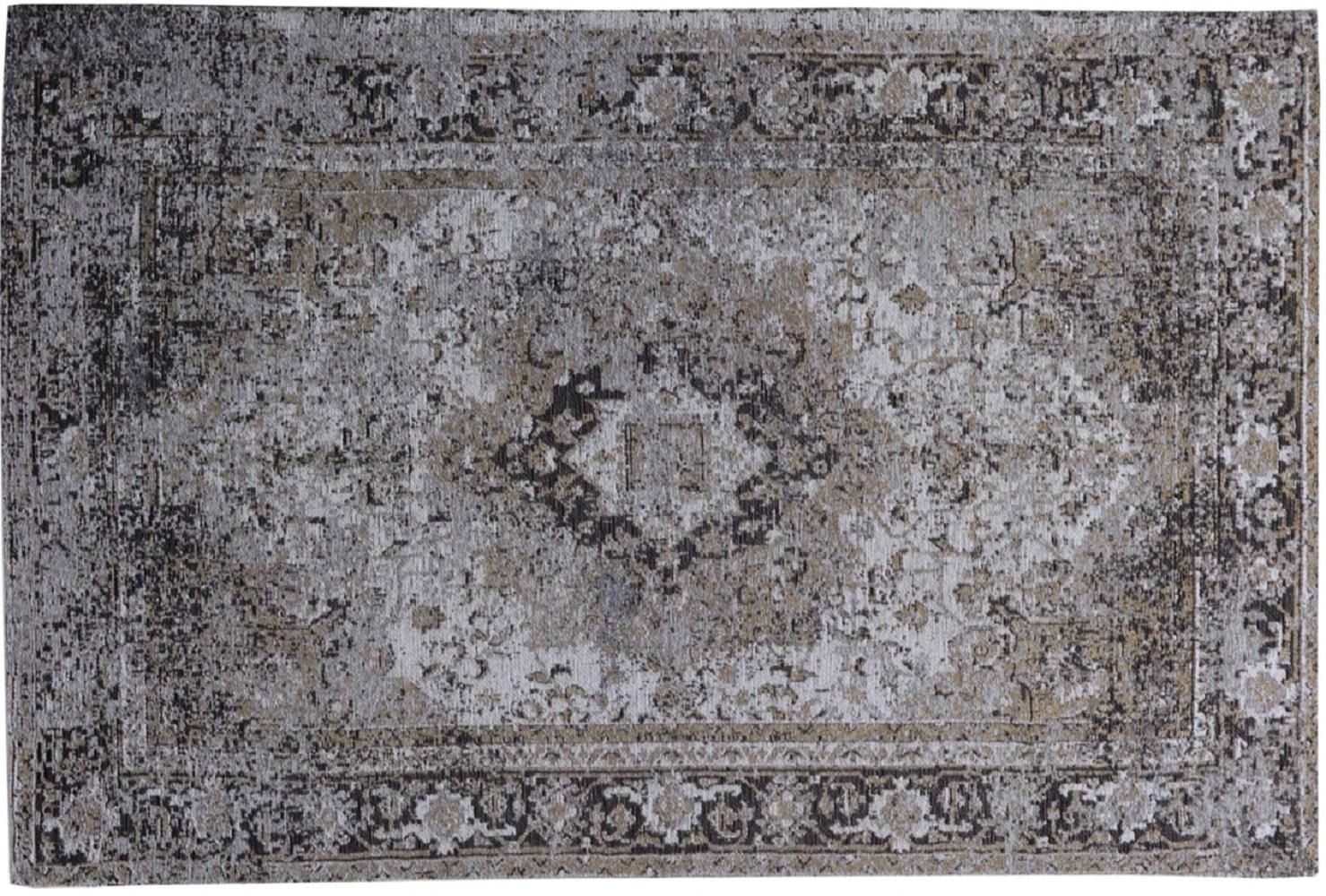 Home Decor Inc Grey Medallion Jacquard Area Rug – 48" x 72", Perfect for Living Room