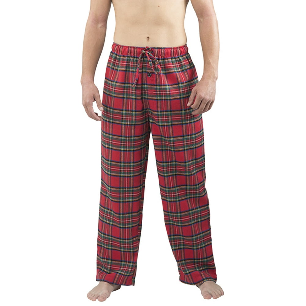 NORTY - Norty Mens Cotton Blend Yarn Flannel Pajama Lounge Sleep Pant ...