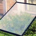 thumbnail image 6 of Walbest Clear Tarp, 200x100cm Waterproof Clear Tarp with Grommets Clear Greenhouse Tarp Dustproof Rainproof Tarpaulin Sheet Ground Sheet Cover PE for Patio Furniture Cars, 6 of 7