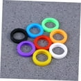 thumbnail image 2 of Key Color Covers Key Color Covers 12pcs Custom Labels Car Plastic Tags Plastic Identifier Cap Ring Tags House Button Identification Ring Tool Cute Colored Labels Custom Keyboard, 2 of 5