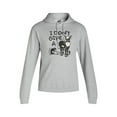 thumbnail image 5 of Men's and Big Men's I Don't Give a Rat Graphic Print Hoodie, S-3XL, 5 of 5