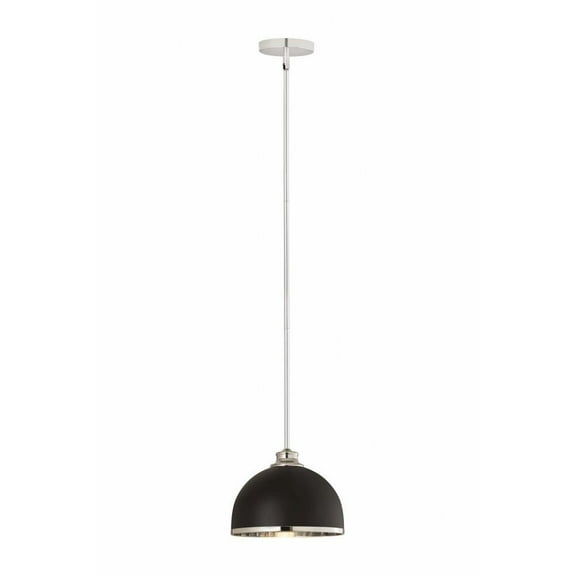 1 Light Pendant in Transitional Style-7.5 inches Tall and 10 inches Wide Bailey Street Home 372-Bel-4529358