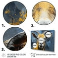 thumbnail image 3 of Designart "Wondering Portrait of Goat in Yellow and Blue Meadow III" Animals Framed Wall Art - Modern Farmhouse Yellow Goat Entryway Framed Wall Art Print, 3 of 6