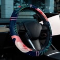 thumbnail image 6 of Flamingo 14.5 Inch Printing PVC Leather Car Wheel Cover Auto Accessories Steering Wheel Covers, 6 of 6
