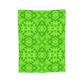 thumbnail image 1 of Green Kaleidoscope Mosaic Throw Blanket, Super Soft Anti-Pilling Flannel Blankets, 50"x40", 1 of 8