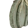 thumbnail image 4 of Northlight 12" Green Weathered Fall Harvest Wooden Pumpkin Table Decoration, 4 of 6