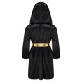 thumbnail image 2 of Yeahdor Enfants Garçons Robe de Boxe Art Martial Muay Thaï Uniforme Manches Longues Kick Boxe Robe à Capuche Ensembles Noir 12, 2 of 7