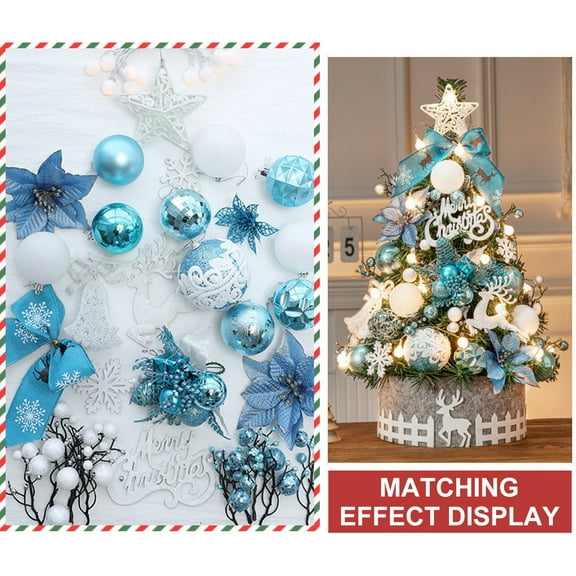 60 cm (23.62 in) Christmas Tree Home Set Christmas Decorations Beautifully Decorated Mini Ornament Gifts