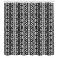 thumbnail image 3 of Ambesonne Western Shower Curtain, Boho Aztec Style, 69"Wx70"L, Black Grey, 3 of 3