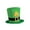 #002 Green, variant on Big St Patrick's Day Hat Gold Buckle Hat Green Top Hat St. Patrick's Day Hats for Adults Four-Leaf Top Hat Celebration Props