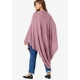 thumbnail image 5 of Woman Within Plus Size Fringed Cape Sweater, 5 of 6