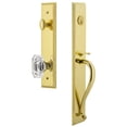 thumbnail image 3 of Grandeur Carr  F Grip Single Cylinder Handleset with Baguette Crystal Interior Knob, 3 of 5
